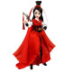 可儿·花木兰古装儿童女孩玩具公主换装娃娃多关节女童生日礼物9121 红黑款 9122