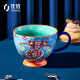 佳佰 美式陶瓷马克杯高脚杯 咖啡杯办公室水杯陶瓷杯子茶杯早餐杯400毫升