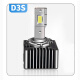 黑舰d3s led灯泡大灯D1S D2S d4s d5s d8S led远近光专用氙气灯泡升级 6000K d1s/d3s LED大灯一对装 35W