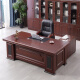 科森格办公桌老板桌简约现代大班台中式主管经理桌1.8米办公室桌椅组合 1.6米带侧柜+椅+4门书柜