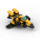 牧王星MOC小型变形机甲外骨骼系列机器人兼容乐高拼装积木玩具 黄蜂战神（零件+电子图纸）