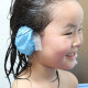 畅印儿童洗头洗澡防水耳套宝宝沐浴耳包耳罩婴儿洗发防耳朵进水耳贴 蓝色20只装