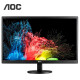 AOC显示器 21.5英寸显示器 宽屏 LED背光液晶电脑显示屏（黑色）
