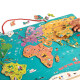 特宝儿（topbright）麦哲伦磁性木质地理世界地图拼图男孩女孩玩具早教3-6岁儿童玩具生日六一儿童节日礼物礼盒