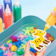 煦阳魔幻水精灵神奇水宝宝玩具儿童手工diy室内亲子互动戏水材料包 3D立体卡通水精灵11瓶套装