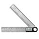 标康 数显角度尺 高精度不锈钢电子角度规 学生量角器 经济款工业角度测量仪0-200mm BK-575