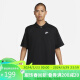 耐克（NIKE）男子T恤AS M NK CLUB POLO MATCHUPOS运动服DX0618-010黑色L码