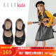 ELLE KIDS童鞋女童皮鞋软底公主鞋儿童演出鞋小女孩学生鞋 EFC53596-1 黑色