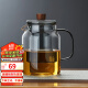 美斯尼 茶壶玻璃泡茶壶 加厚耐热玻璃泡茶器创意墨色玻璃功夫茶具 墨色壶 1000mL