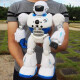 鲁咔贝卡智能机器人机械狗儿童玩具小孩婴儿编程早教玩具男孩女孩六一礼物 蓝色-遥控手势感应机器人-29CM