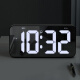 汉时（Hense）大屏电子时钟桌面台钟LED液晶多功能闹钟客厅挂墙钟表HA500黑色