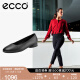 ECCO爱步女鞋 优雅通勤单鞋圆头套脚纯色休闲豆豆鞋 安妮208003 黑色20800311001 38