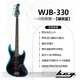 bcg日本 Bacchus巴克斯BCG贝斯 WJB330/730/BPB1 入门初学新手电贝斯 WJB-330暗夜蓝色