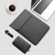 GYSFONE小米Redmi Book Pro15锐龙版2023款笔记本外壳膜高清屏幕膜双肩背包鼠标 竖款-灰色皮套+电源包