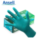 安思尔Ansell 92-600一次性丁腈手套防滑耐磨防水防化耐酸碱实验室实验电子车间食品厨房手套 绿色 L