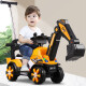 智想 儿童电动挖掘机可坐可骑人大号小孩挖土机玩具汽车宝宝工程车玩具模型2-3-6岁男孩挖机六一儿童节礼物