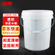 冰禹 BYA-375 透明刻度桶 带盖小水桶 浸泡桶带刻度 20L全透明