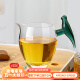 SUSHI CERAMICS公道杯茶具配件高硼硅玻璃分茶器加厚底茶海喝茶工具绿色报喜鸟