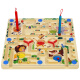 三格田（SANGTY）儿童运笔走珠磁性迷宫城市智力玩具2D魔幻轨道迷宫智力球飞行棋儿童 动物迷宫/飞行棋（2合1）塑材