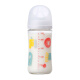 贝亲(Pigeon) 新生儿宝宝玻璃奶瓶第3代 仿母乳质感耐热宽口径自带M号 240ml 欢乐动物园