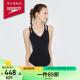 速比涛（Speedo）小黑裙系列修身显瘦连体泳衣女 8121110001 黑色 34