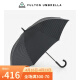 富尔顿（FULTON）英国富尔顿FULTON自动长柄伞复古绅士雨伞男士商务加大伞抗风雨伞 爵士桥黑色条纹