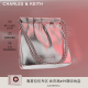 CHARLES&KEITH24春季新品迷你流浪包单肩斜挎包包女包双肩包女士CK2-60782390 Silver银色 S