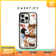 CASETIFY 烤棉花糖饼干 柿子椒熊系列 适用于iPhone15/Pro手机壳 透明黑框Magsafe iPhone 15 Pro Max