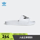 adidas阿迪达斯官方三叶草ADILETTE LITE男女夏季居家凉鞋拖鞋 白/一号黑/FU8297 42(260mm)