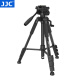 JJC 相机三脚架 富士单反佳能索尼摄像机旅行自拍录像便携三角架 云台手机DV直播VLog抖音视频支架