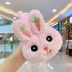 儿童耳罩冬天保暖耳暖宝宝耳套女童护耳朵套男童耳捂可爱韩版耳包 粉色兔子