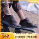 斯凯奇（Skechers）男靴运动高帮休闲靴冬季加绒保暖棉鞋工装马丁靴雪地靴66199 黑色/BLK 40
