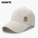 蒙奈特（MONAITTE）帽子女新款时尚潮流鸭舌帽ins显脸小太阳帽户外运动四季棒球帽 米色（标S-2） 可调节（ 54-59CM ）