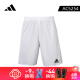 adidas ADIDAS/阿迪达斯运动服男短袖休闲成人足球训练裤 【短裤】白色AC5254 S