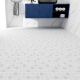 晴画 地板贴自粘水晶镀层卫生间厨房地板革防水地贴 浅色格60*500cm