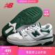 NEW BALANCE  NB550 官方板鞋男鞋女鞋复古低帮百搭潮鞋休闲运动鞋 白色/浅灰/墨绿 BB550WT1 43 (脚长27.5cm)