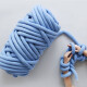优悦居冰岛毛线超粗毛线diy编织毯子坐垫宠物猫窝包包材料包编织毛线 15天空蓝半斤（约10米）