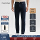 Calvin Klein Jeans春秋男士休闲简约ck贴片洗水微弹合体版牛仔裤J324353 1BJ-牛仔深蓝 31