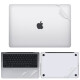 2023款苹果MacBook Pro电脑贴纸14/16英寸M2 M3 Pro笔记本机身外壳保护贴膜 透明磨砂（保留机身颜色） ABCD面+高清防刮屏幕膜+键盘膜
