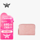 MCM 女士礼盒装粉色人造革拉链钱包钱夹 MYLDSTA03QZ001