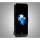 适用于苹果6充电宝背夹iPhone7Plus电池8p/6s薄S手机壳无线电源 苹果6/6s【4.7寸】 磨砂黑 10000mAh