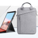 BZBC适用于微软Surface Pro 9电脑包平板笔记本手提包13英寸可单肩 浅灰色 surface pro7/8/9【13英寸】