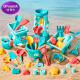 迪漫奇儿童沙滩玩具铲沙挖沙工具34件套夏天户外海边玩沙戏水玩具沙滩车沙漏铲子水壶桶3-6岁男女孩生日礼物
