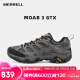 迈乐（Merrell）户外减震徒步鞋MOAB3 GTX防水低帮透气轻量舒适耐磨防滑登山鞋 J035799 灰（男） 42