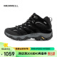 迈乐（Merrell）迈乐复古户外经典徒步鞋男MOAB3 GTX中帮透气防水耐磨防滑登山鞋