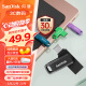 闪迪（SanDisk）64GB Type-C USB3.1 手机U盘DDC3黑色 读速高达150MB/s 安全加密 手机电脑两用 双接口大容量优盘