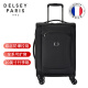 DELSEY戴乐世行李箱拉杆箱万向轮商务旅行箱大容量软箱 20英寸黑 2352