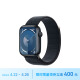 Apple/苹果 Watch Series 9 智能手表GPS款45毫米午夜色铝金属表壳 午夜色回环式运动表带 MR9C3CH/A