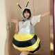 捉趣鲨bee鲨鱼蜜蜂服装抱枕可穿戴睡觉睡袋玩偶服衣服人偶服毛绒玩具 蜜蜂女生版150-165cm/85-120斤