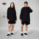 adidas 2024 Chapter 02情侣款oversize篮球长袖T恤男女阿迪达斯 黑色/滑石色 L